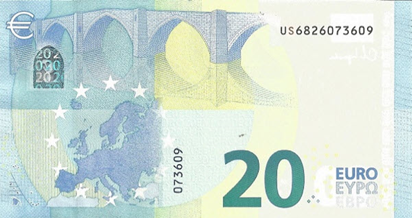 P28US European Union - 20 Euro (2015-Lagarde)